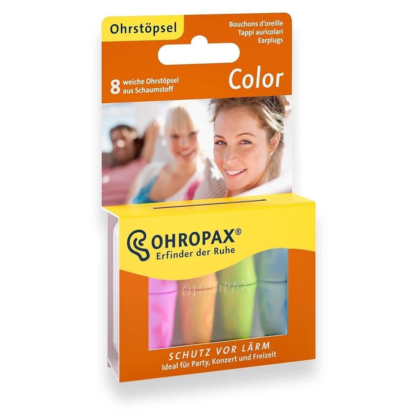 OHROPAX Color Schaumstoff Stoepsel 8 Stück