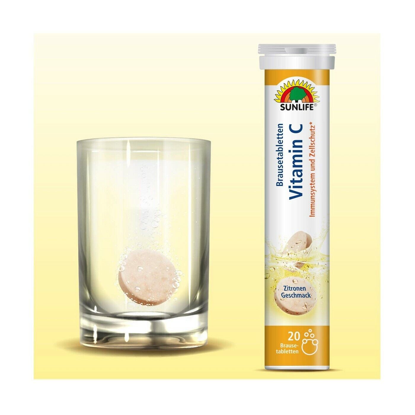 Sunlife Vitamin C Brausetabletten 3x20 Stück 3er-Pack