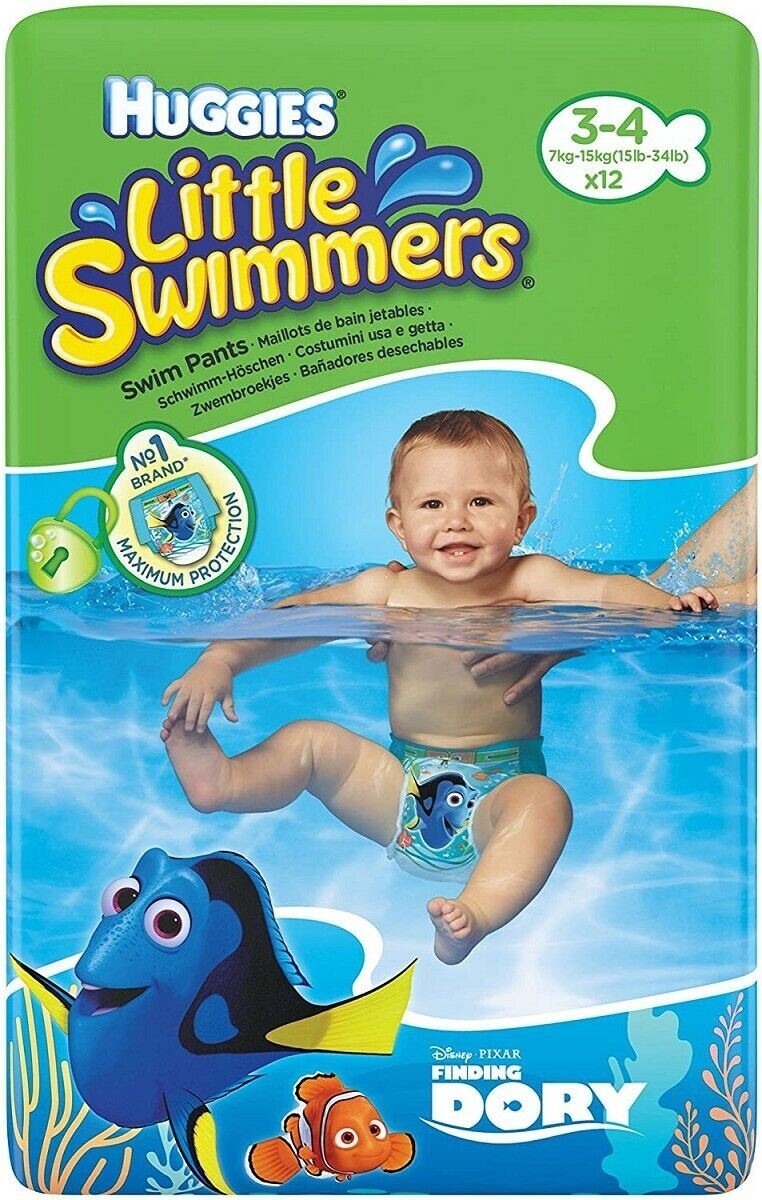 Huggies Little Swimmers - Schwimmwindeln, 7-12 Kg, 12 Stück