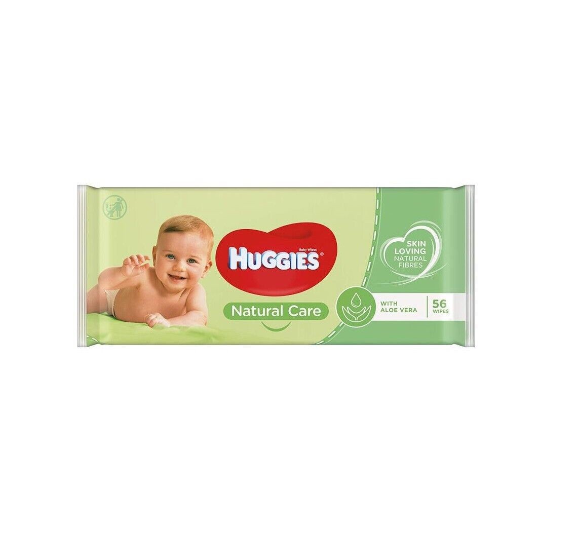 Huggies Baby Feuchttücher 56Stück Natural Care Aloe Vera