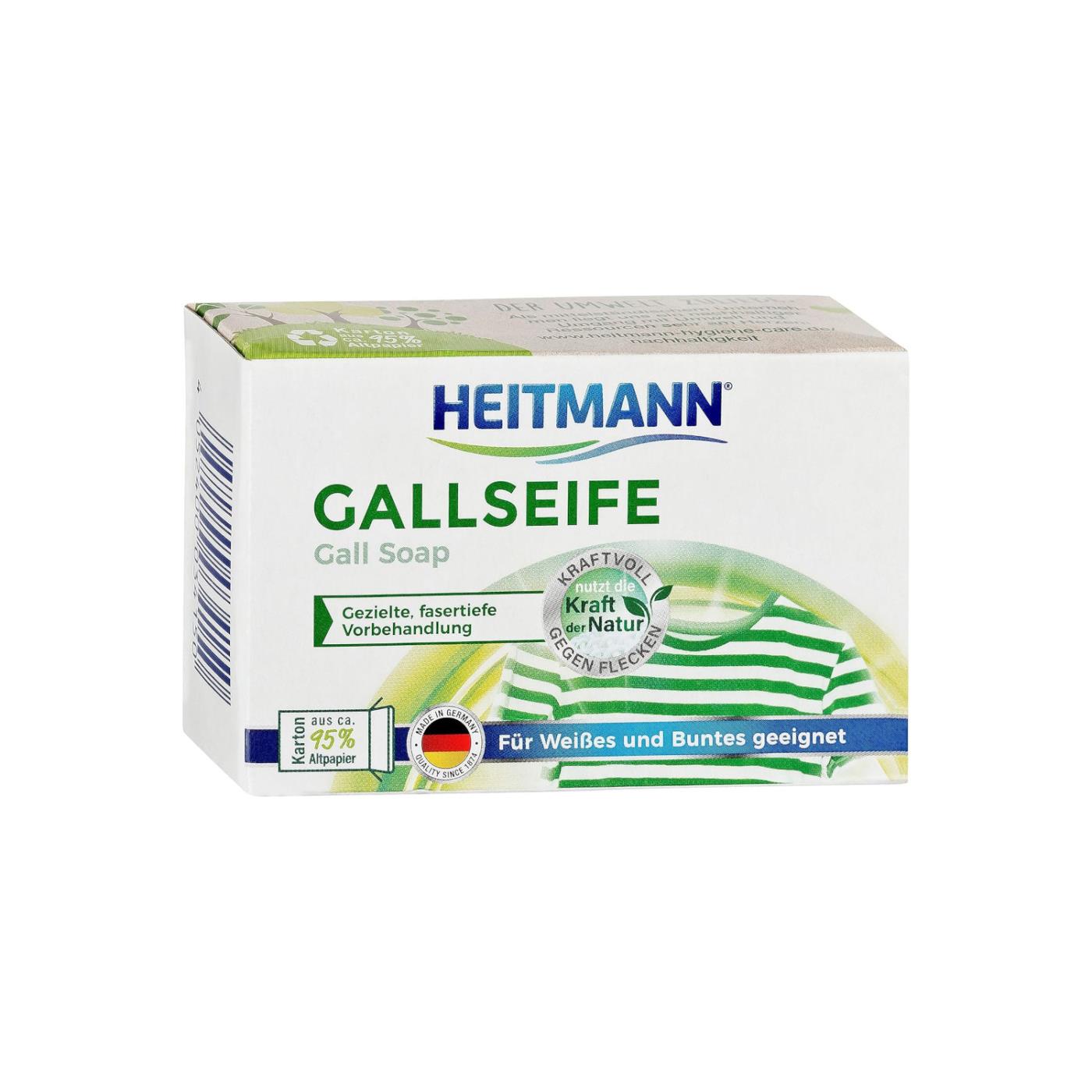Heitmann Gallseife 100g Stück 10er Pack