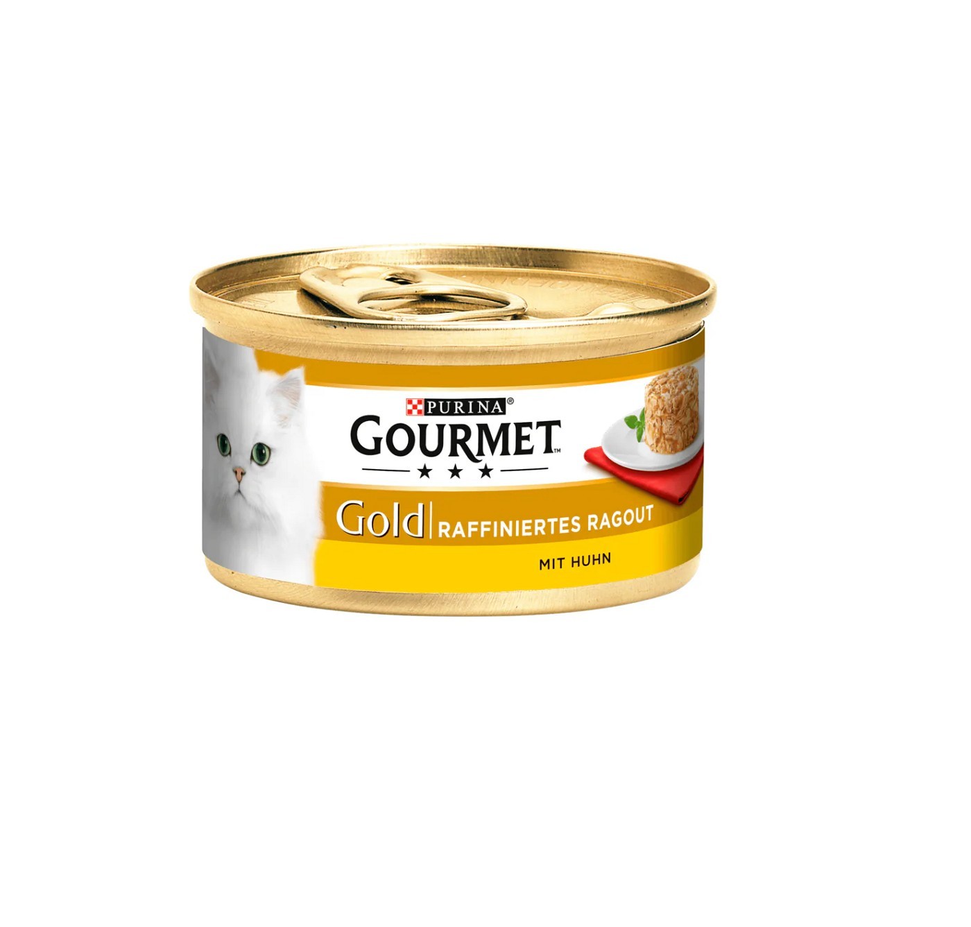 Gourmet Gold Raffiniertes Ragout mit Huhn 85g Katzenfutter